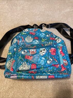 Disney Get it Creations Mini Backpack Neon Star Wars Parks Grogu BB8 R2D2
